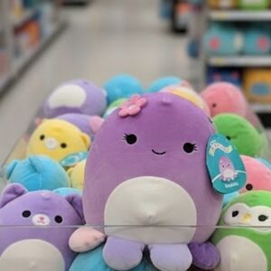 NWT  Squishmallows Purple Octopus Beula Plush Toy 2021